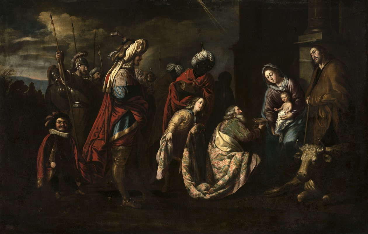 Adoración de los Reyes Magos tekijältä Antonio Palomino