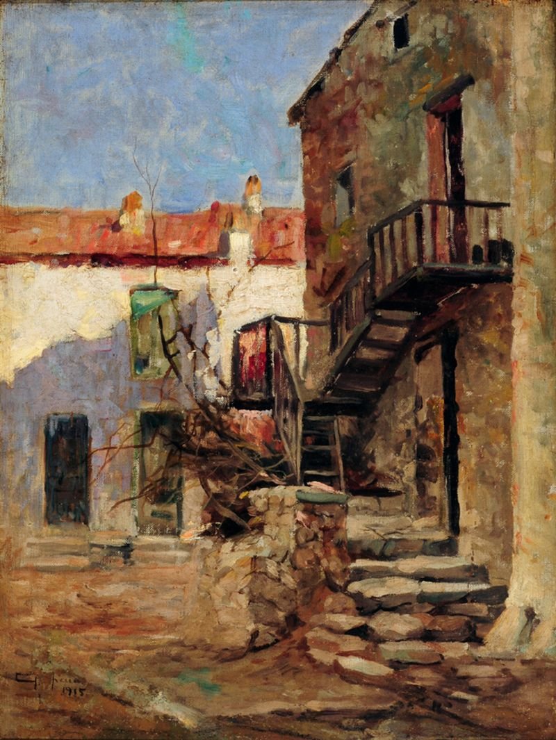 Talot paikassa Piana Corsica, Francen Portugali: Casas em Piana Corsega, Francan tekijältä Antonio Parreiras