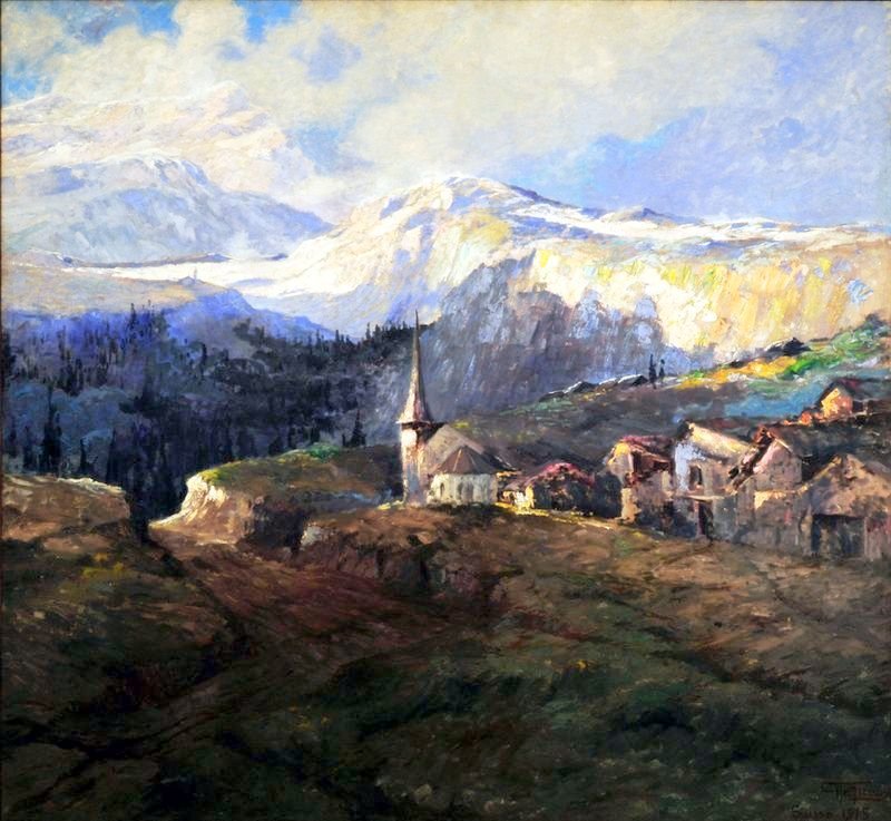 Vallee de la Dala Sveitsi tekijältä Antonio Parreiras