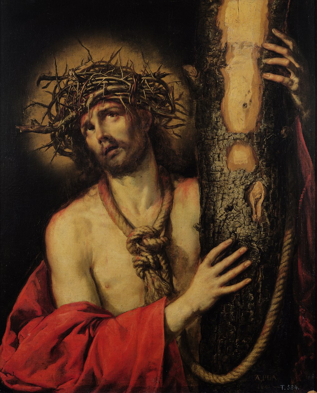 Kristus, surujen mies, 1641 tekijältä Antonio Pereda y Salgado