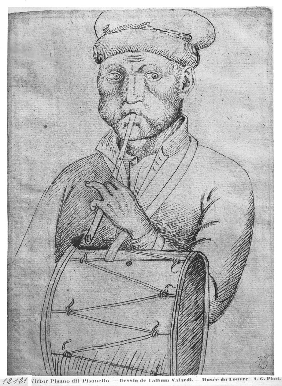 Muusikko, Vallardi-albumilta tekijältä Antonio Pisanello