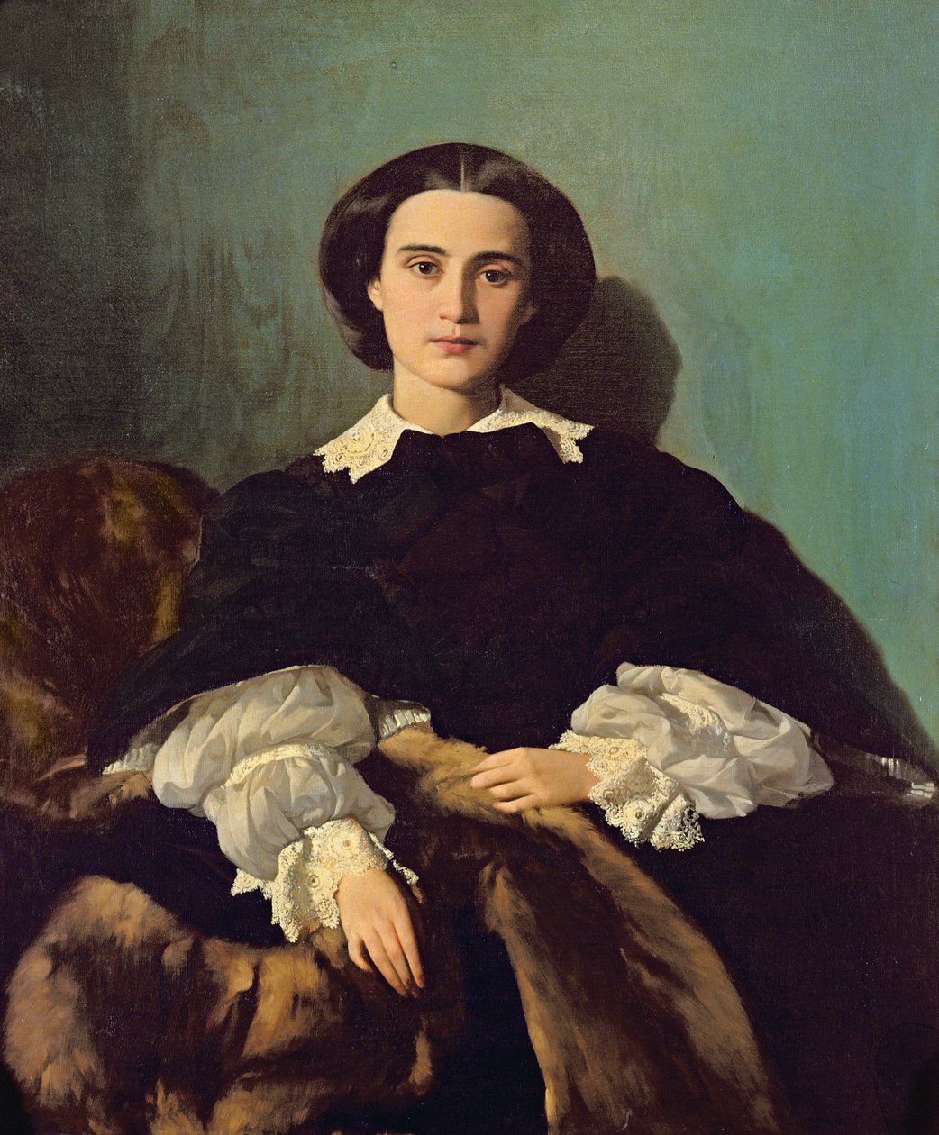 Contessa G. Tempestinin muotokuva, 1854 tekijältä Antonio Puccinelli