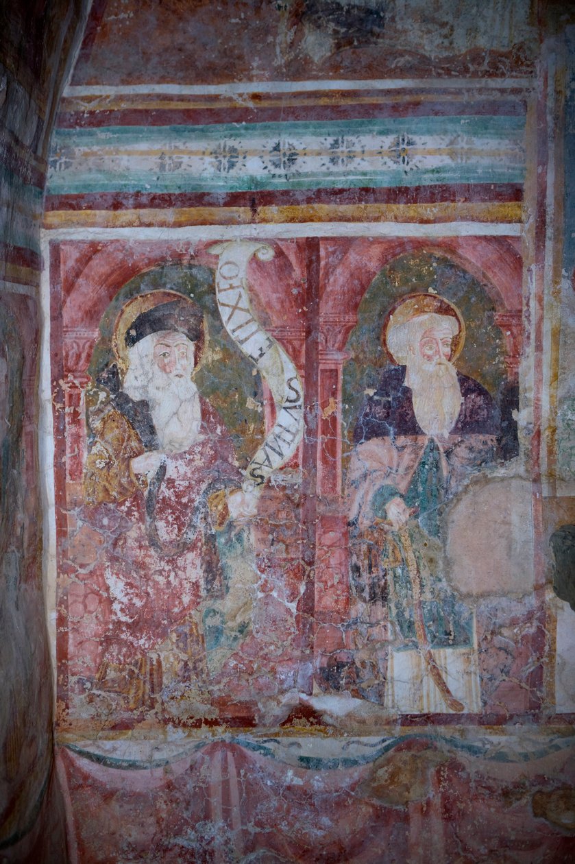 Pyhä Elias Jerusalemista ja Pyhä Antonius Abbot tekijältä Antonio da Padova