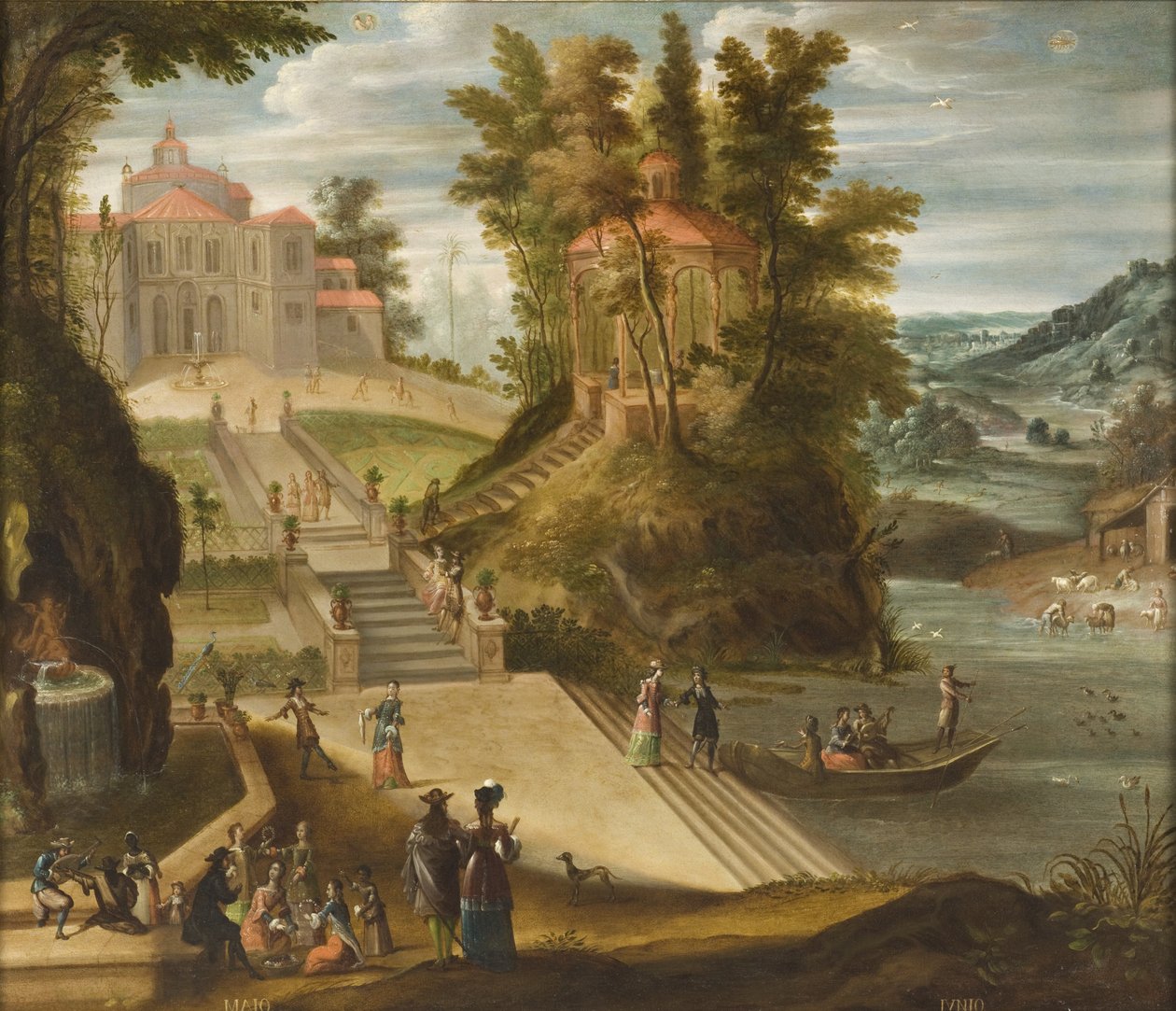 Touko- ja kesäkuussa Los doce meses del añosta (Vuoden kaksitoista kuukautta), 1650-99 tekijältä Antonio de Espinosa
