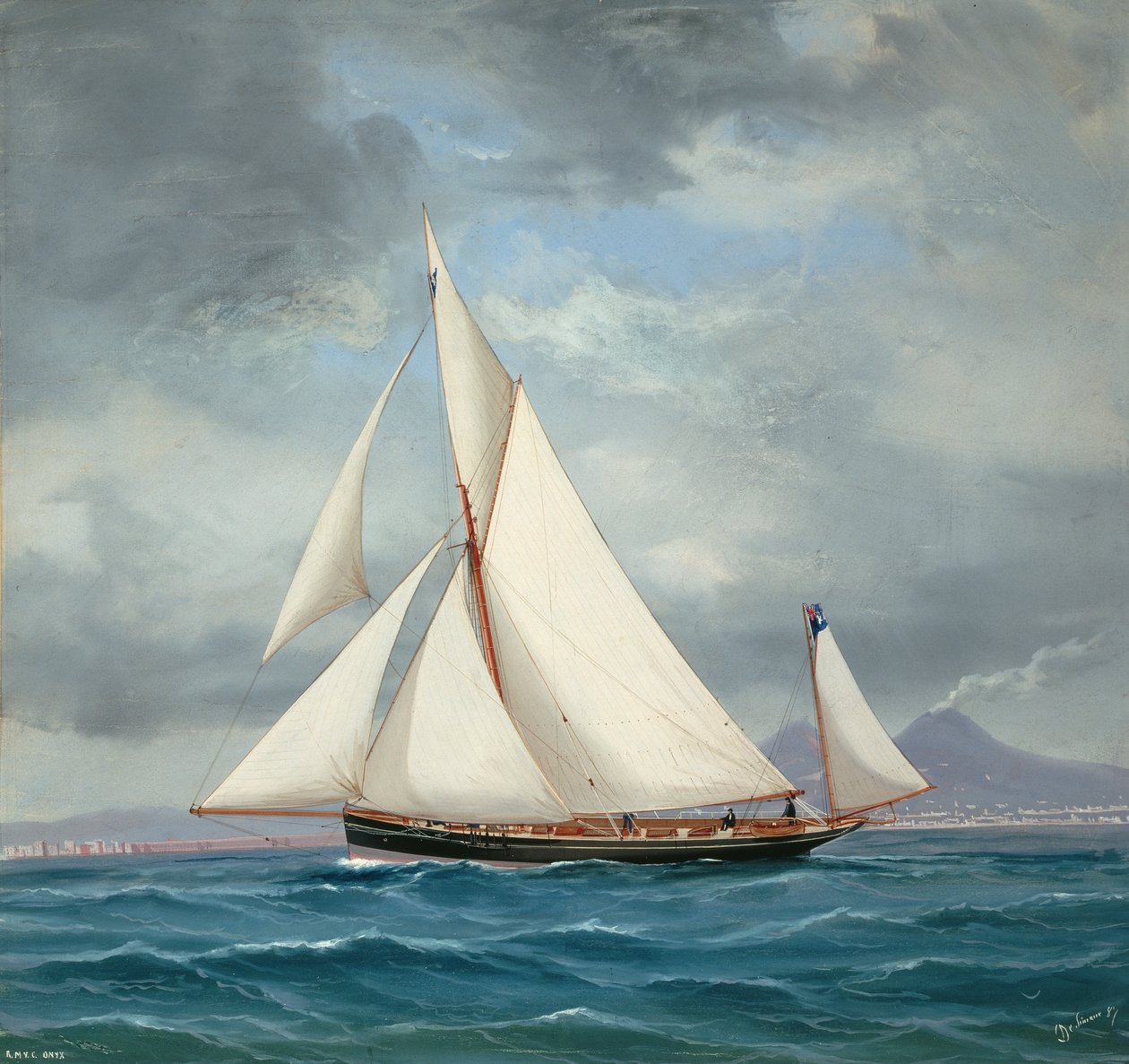 Yawl ONYX, 52 tonnia, 1889 tekijältä Antonio de Simone