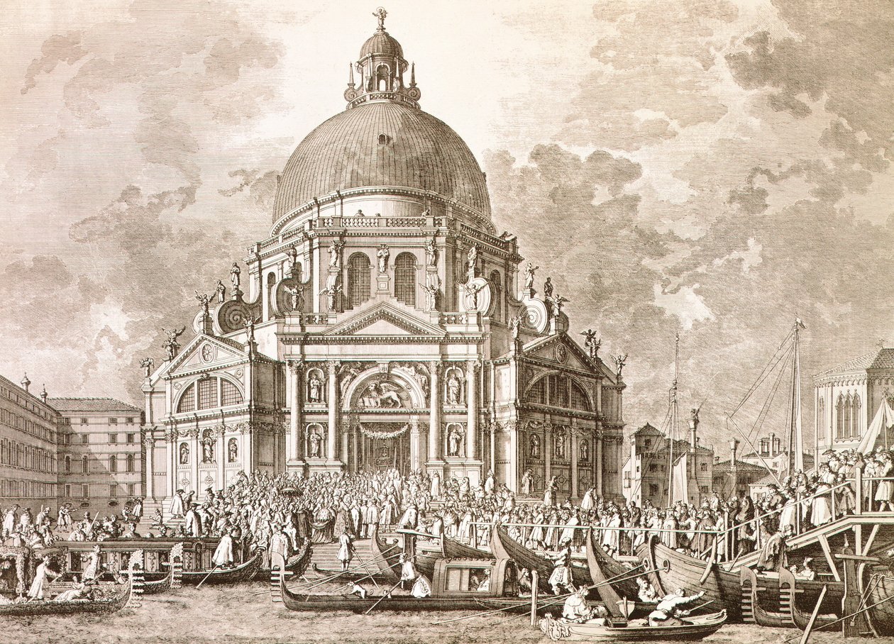 Herttuan juhlat, Venetsian Doge ja Signoria vuosittaisessa Our Lady of Healthin juhlassa tekijältä Antonio (after) Canaletto