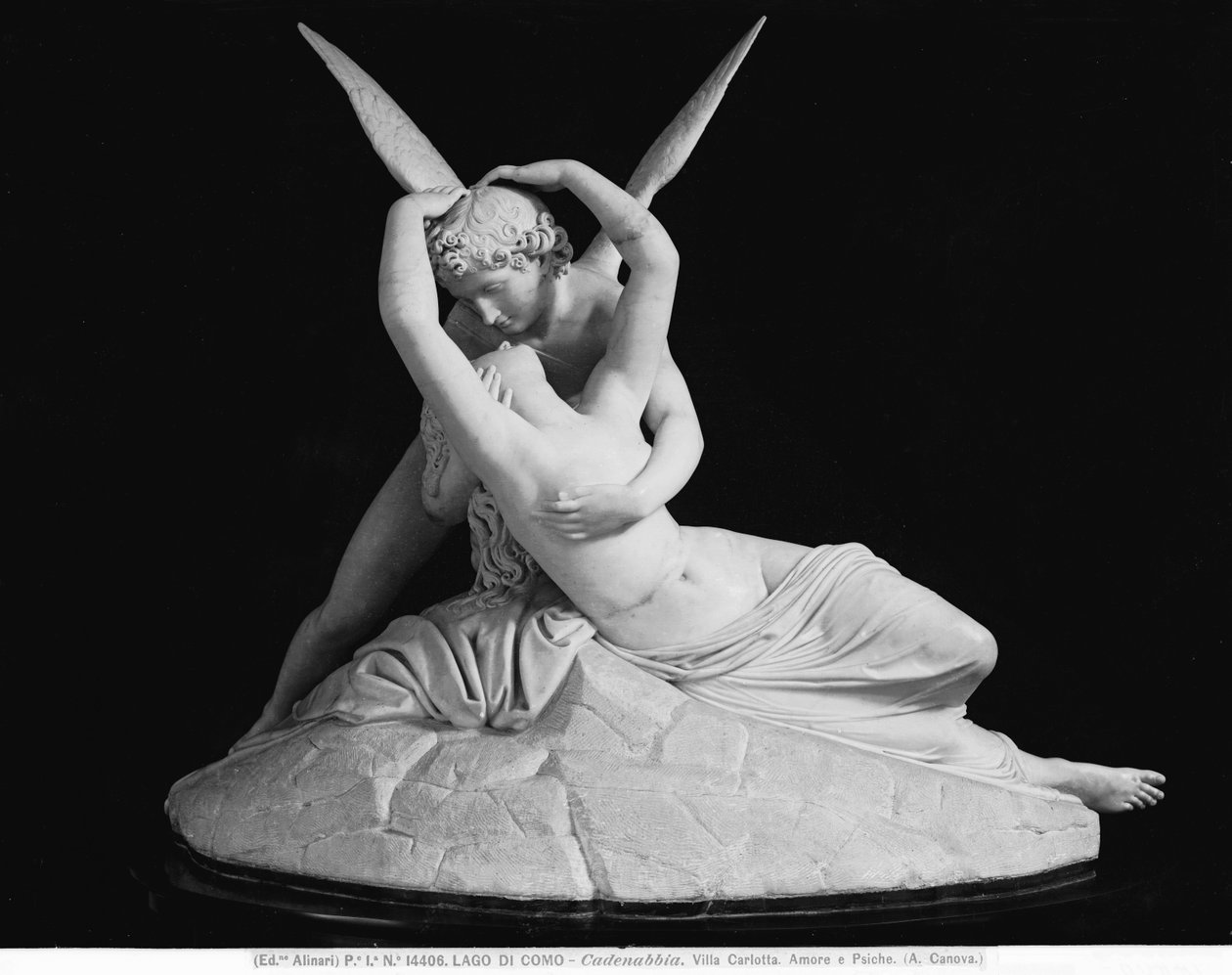 Love and Psyche, kopio Adamo Tadolini tekijältä Antonio (after) Canova