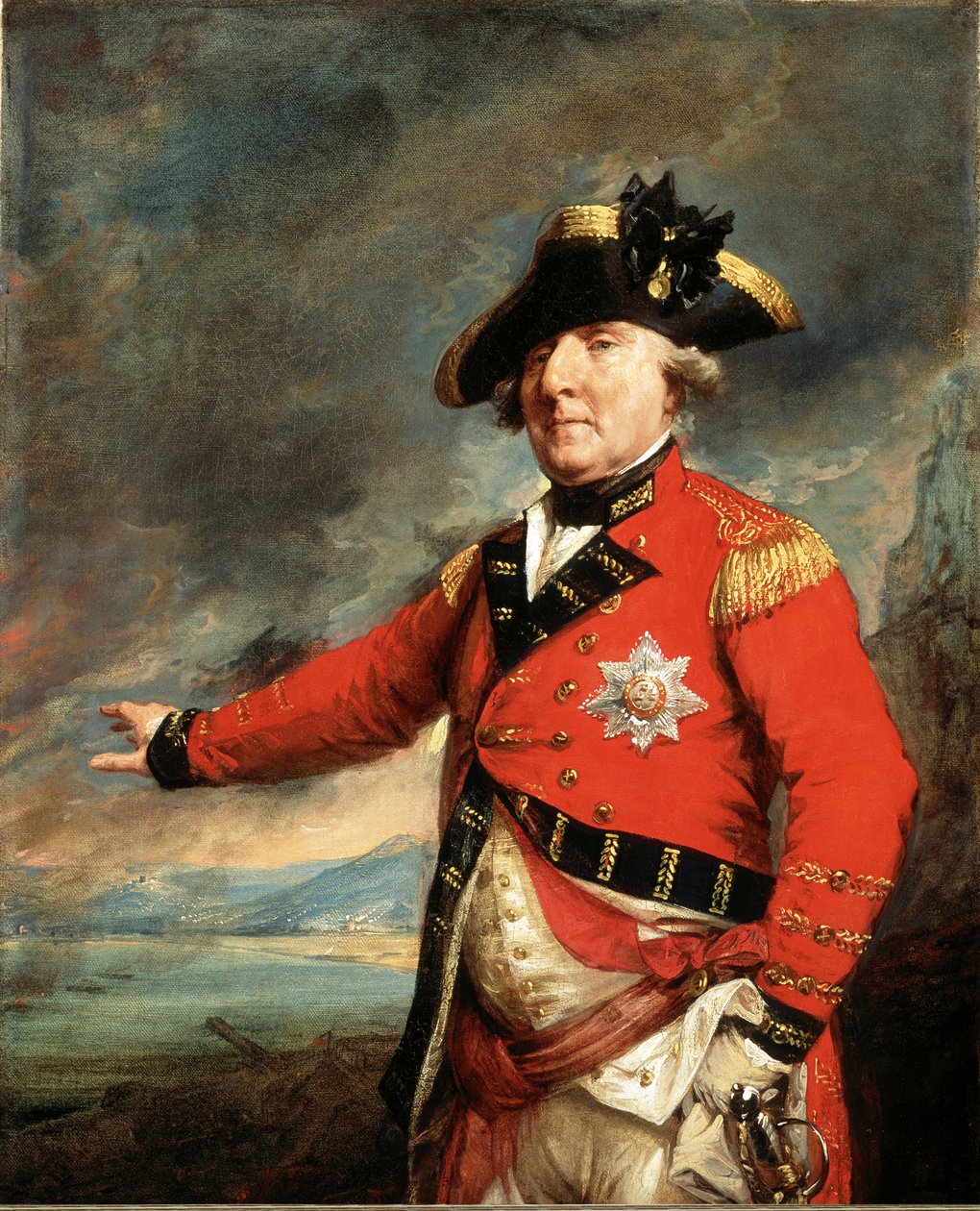 Kenraali George Augustus Eliott (myöhemmin 1. Baron Heathfield) tekijältä Antonio (attr.to) Poggi