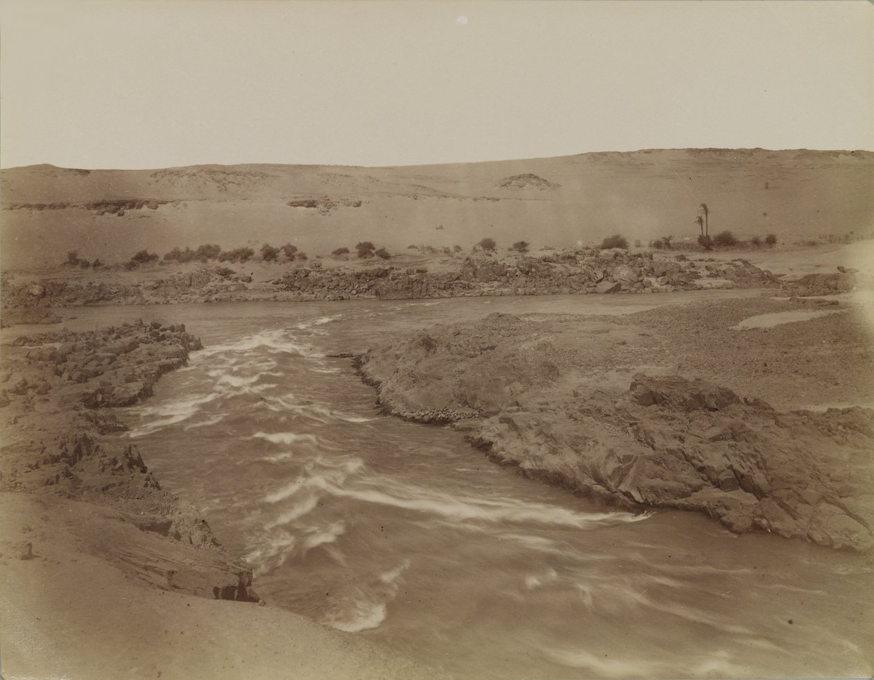 Rapids Niilin kaihissa, Egyptissä tekijältä Antonio Beato