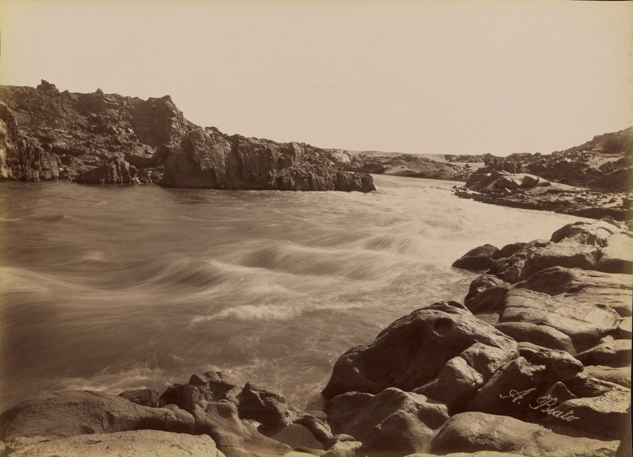 [The Rapid of the First Cataract] / [Le Rapide de la Premiere Cataracte] tekijältä Antonio Beato