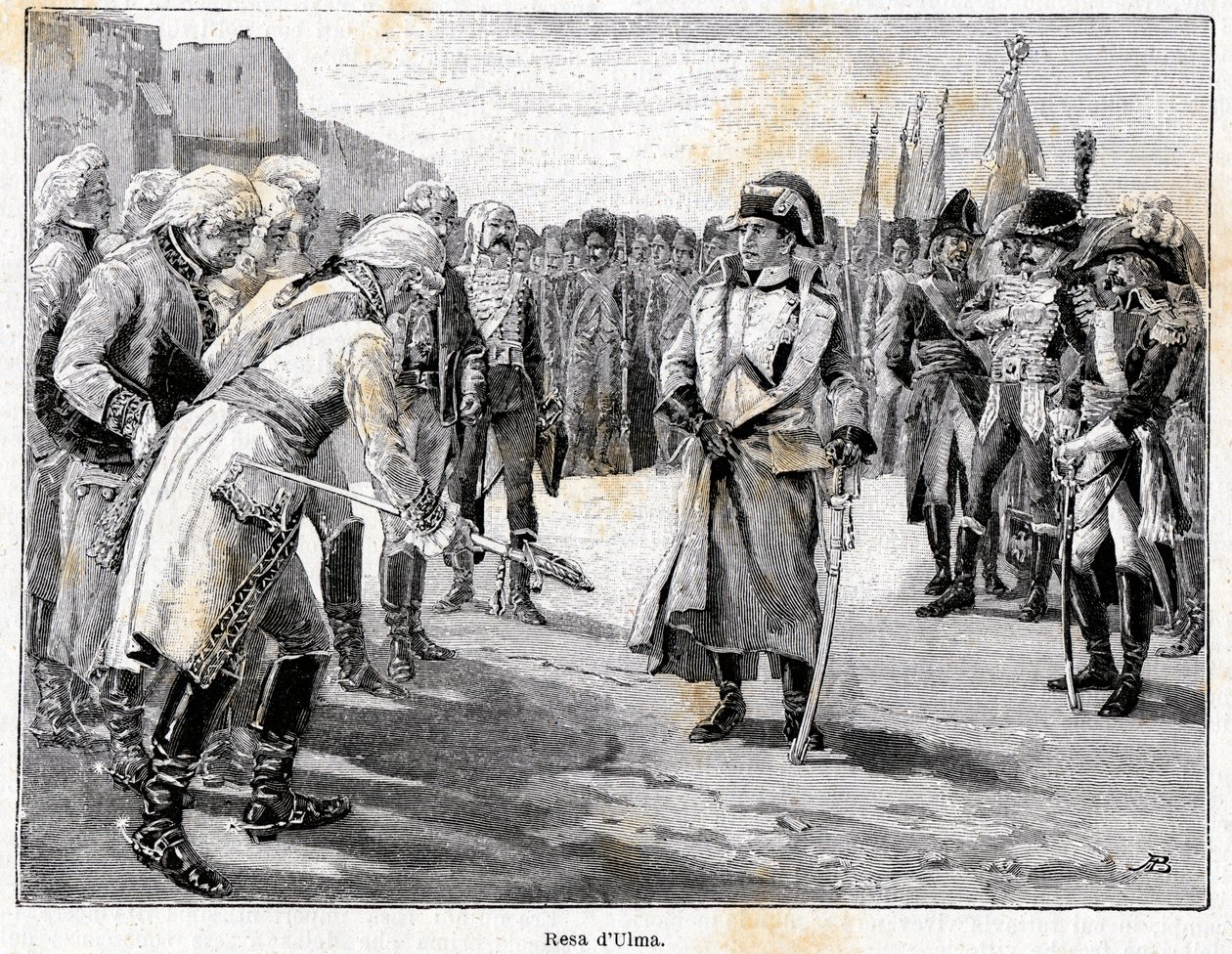 Napoleon Bonaparte, voitti Ulmin taistelun 20. lokakuuta tekijältä Antonio Bonamore