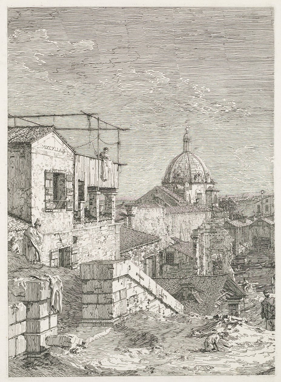 Näkymät: Talo rekisteröintihetkellä tekijältä Antonio Canaletto