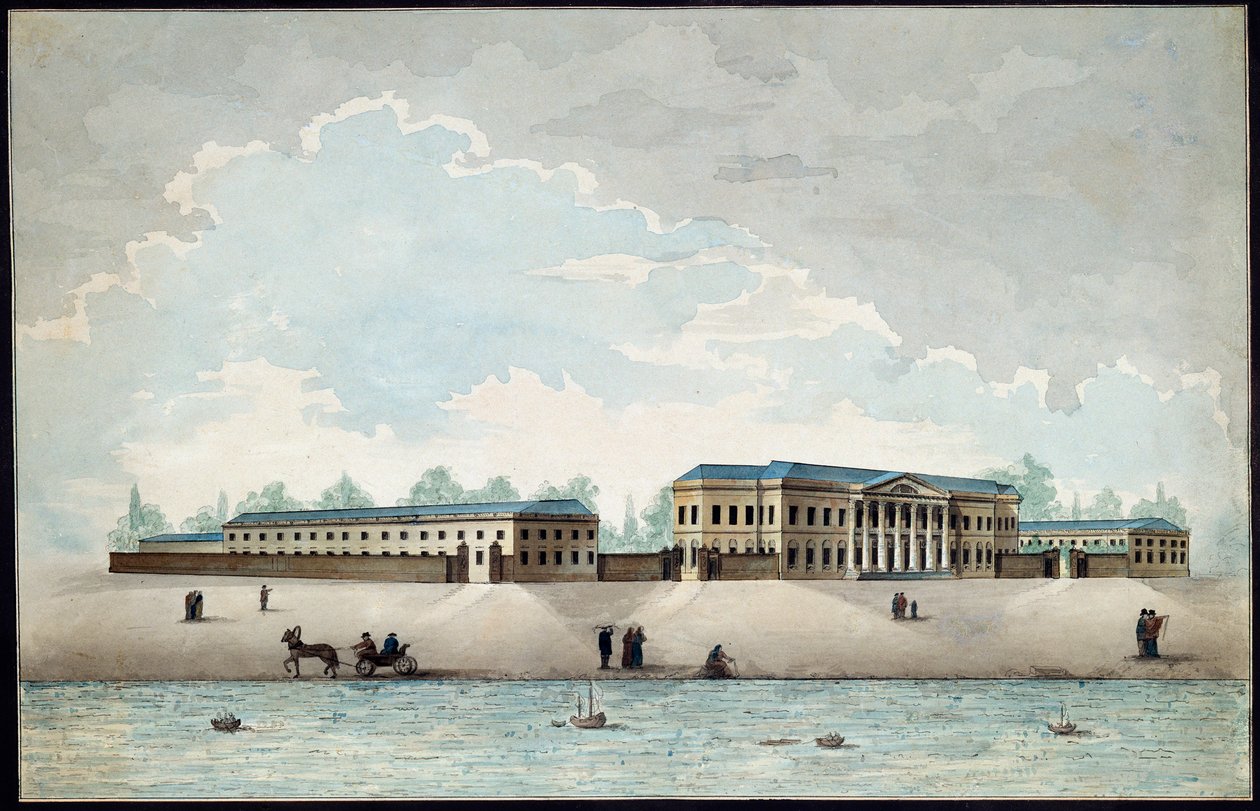 "Pashkov-talo Moskovassa", 1800-luku. tekijältä Antonio Canoppi