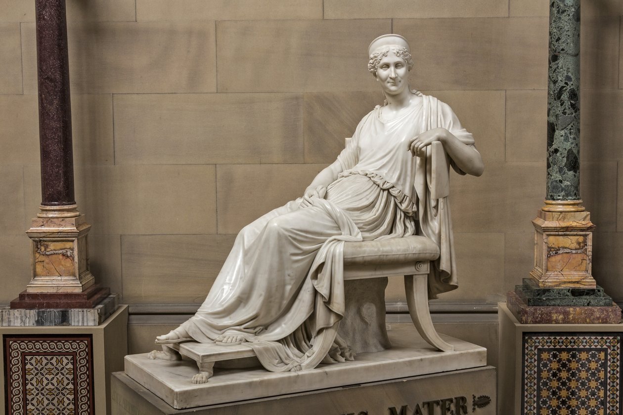 Letitia Ramolino Bonaparte, n. 1804-07 (marmori) tekijältä Antonio Canova