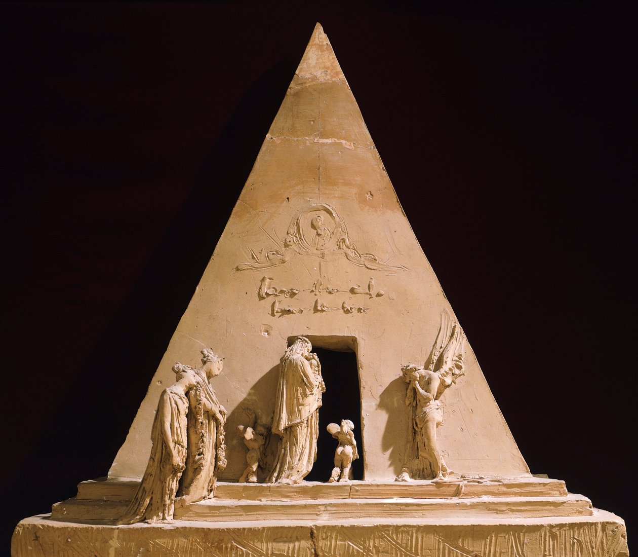 Antonio Canovan (1757-1822) terrakottamallin Tizianin muistomerkki tekijältä Antonio Canova