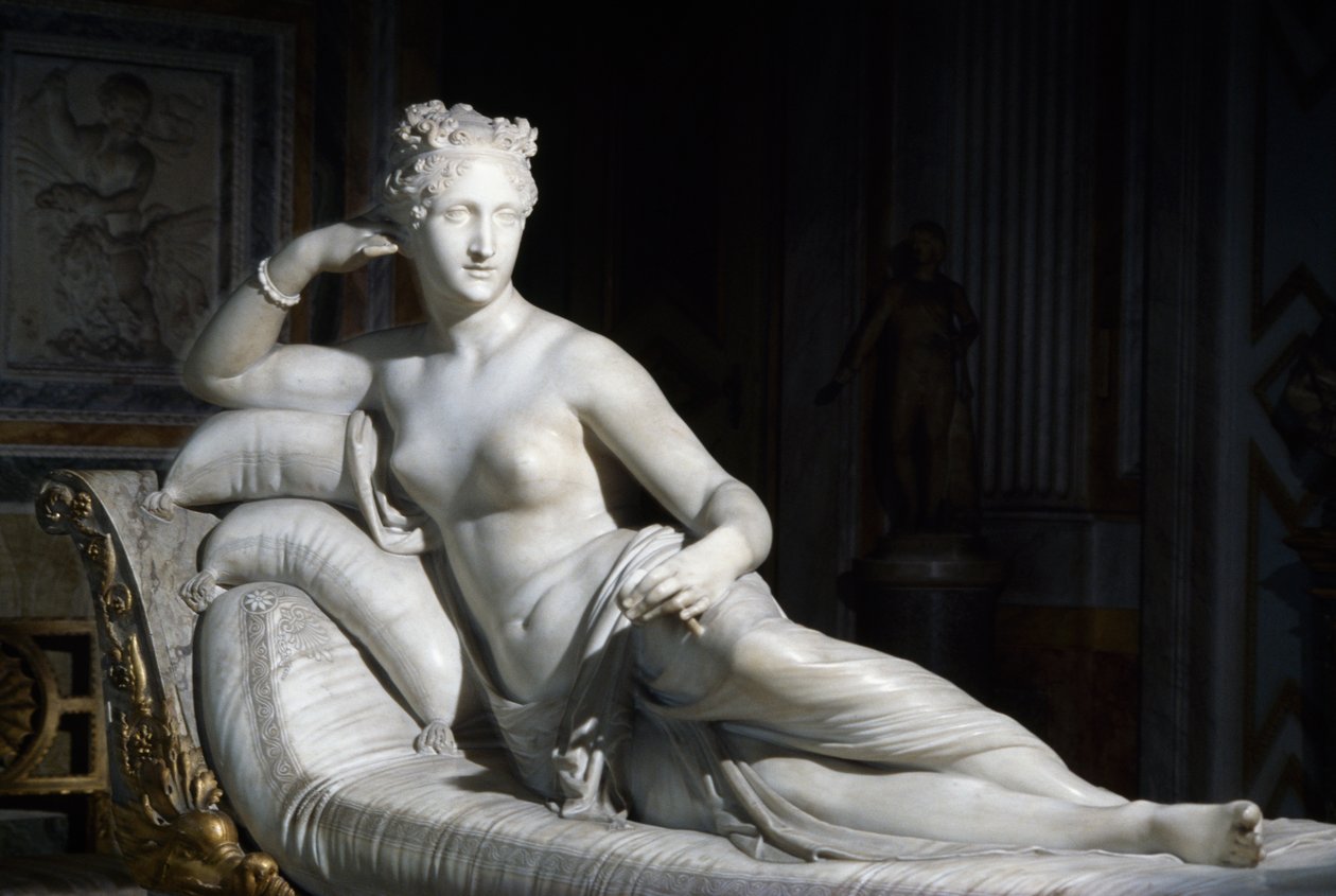 Pauline Bonaparte tekijältä Antonio Canova