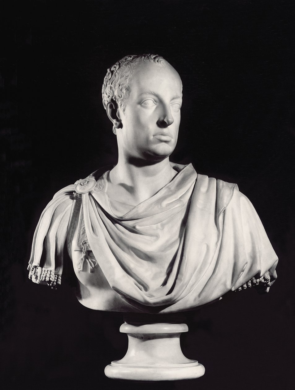 Pyhän Rooman keisarin Francis I:n (1708-65) muotokuva (marmori) (katso myös 82132) tekijältä Antonio Canova