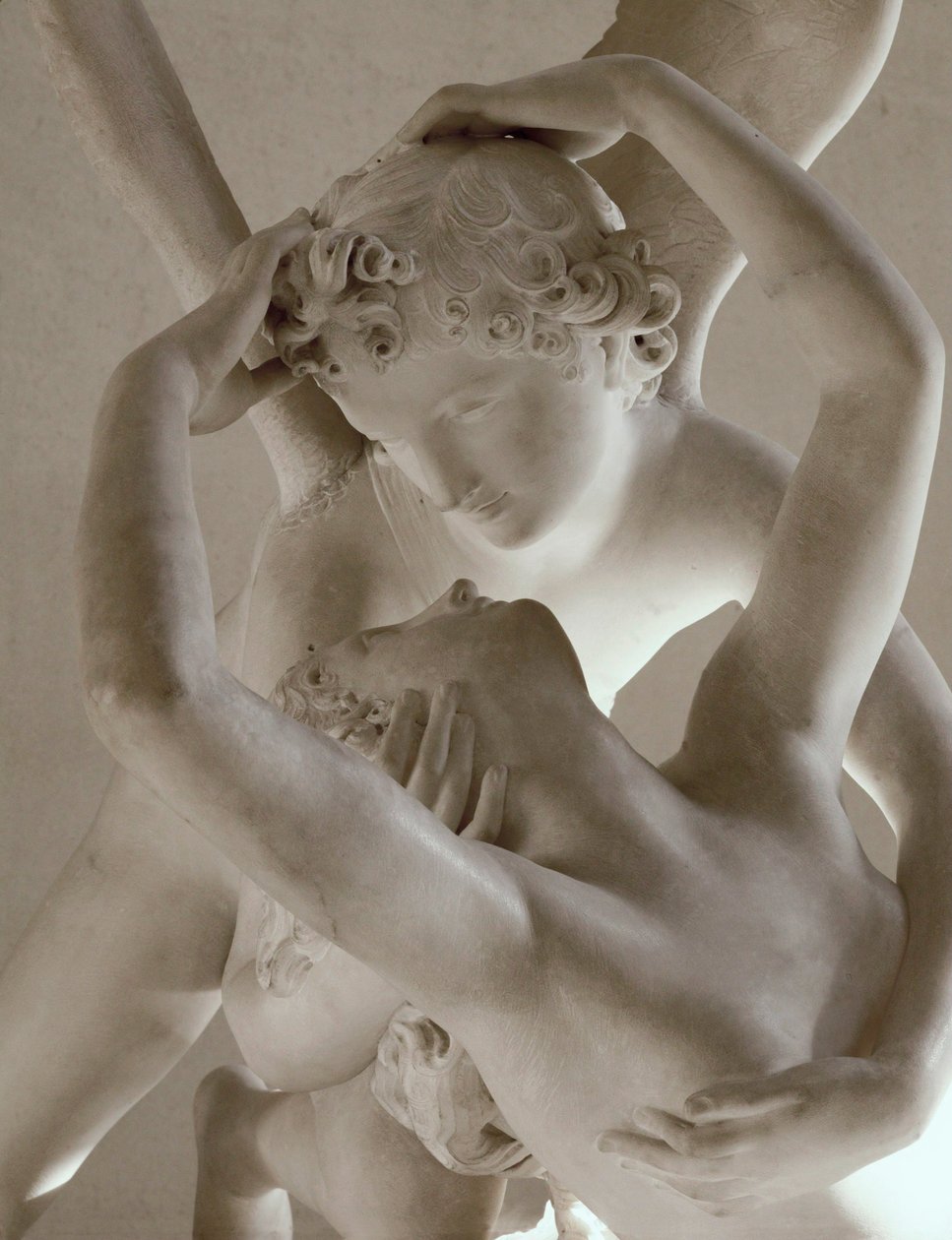 Psyken herättää henkiin Amorin suudelma ... tekijältä Antonio Canova