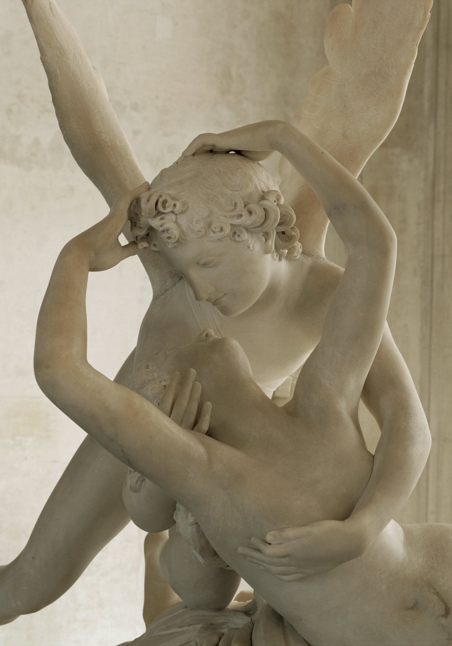 Psyken herättää henkiin Amorin suudelma ... tekijältä Antonio Canova