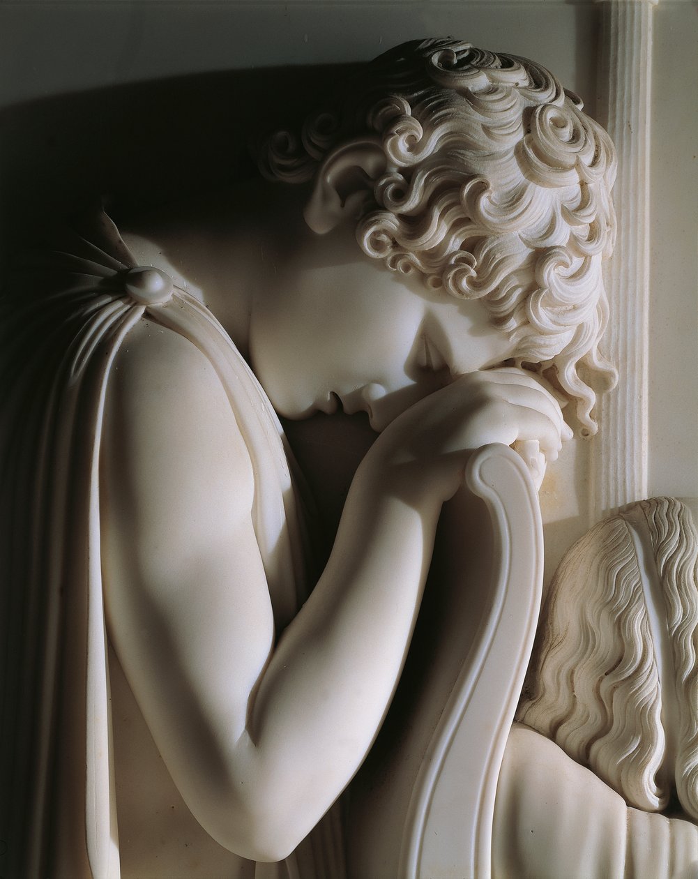 Antonio Canovan (1757-1822) Haron kreivitärten suru, marmorireliefi tekijältä Antonio Canova