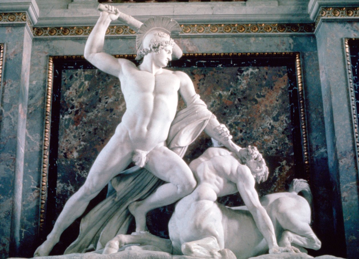 Theseus ja kentauri, 1804-1819 tekijältä Antonio Canova