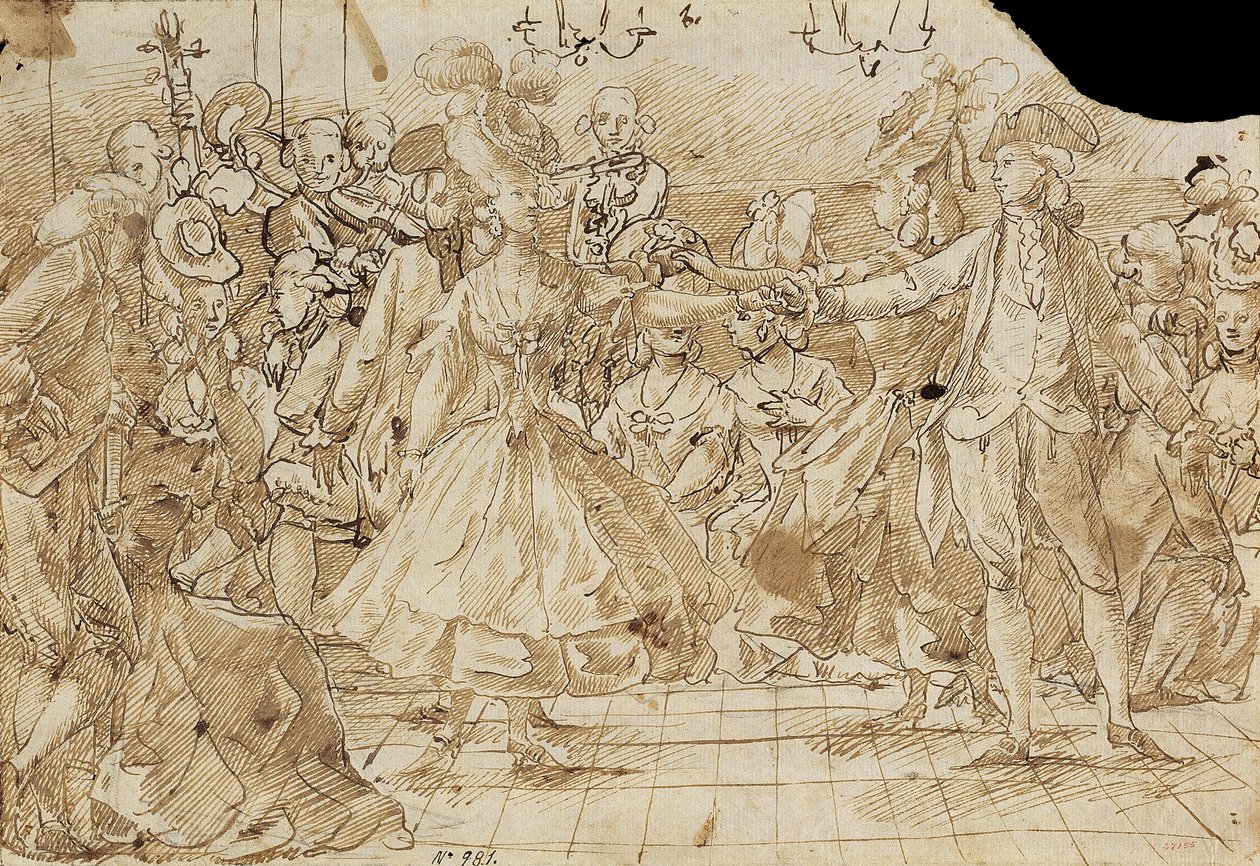 Menuetti, c. 1780 tekijältä Antonio Casanovas Torrents