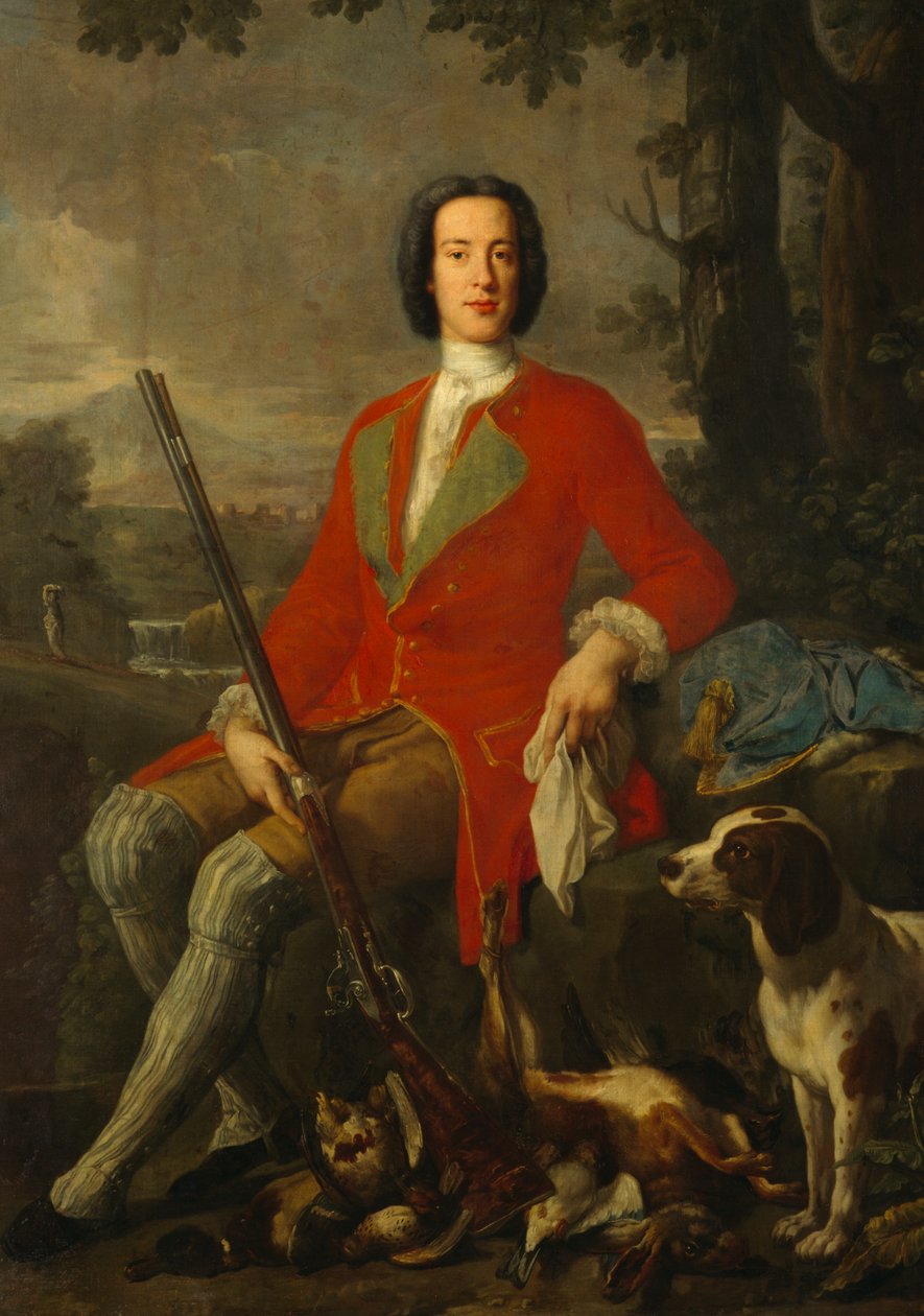 William Howard, varakreivi Andover, n. 1735 (öljy kankaalle) tekijältä Antonio David