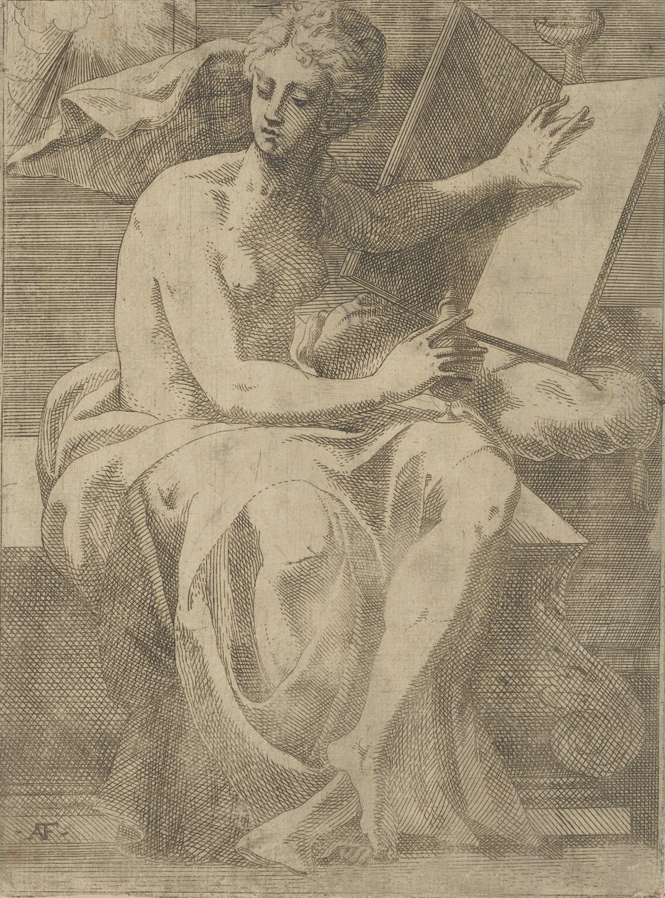 Sibylla, 1540-45. tekijältä Antonio Fantuzzi