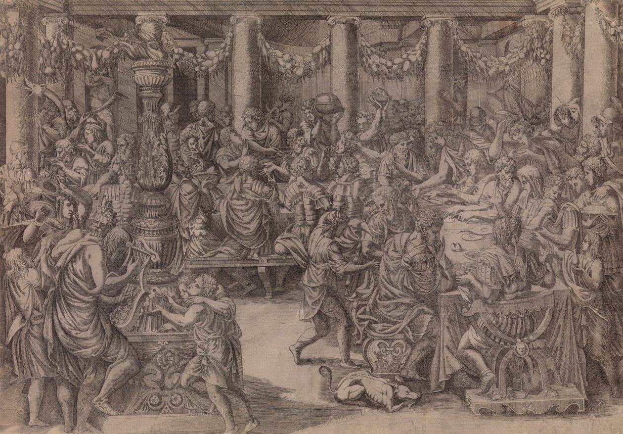Scipion juhla, 1543. tekijältä Antonio Fantuzzi