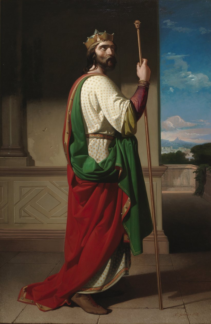 Leo, visigoottilainen kuningas, 1855 tekijältä Antonio Gisbert Pérez