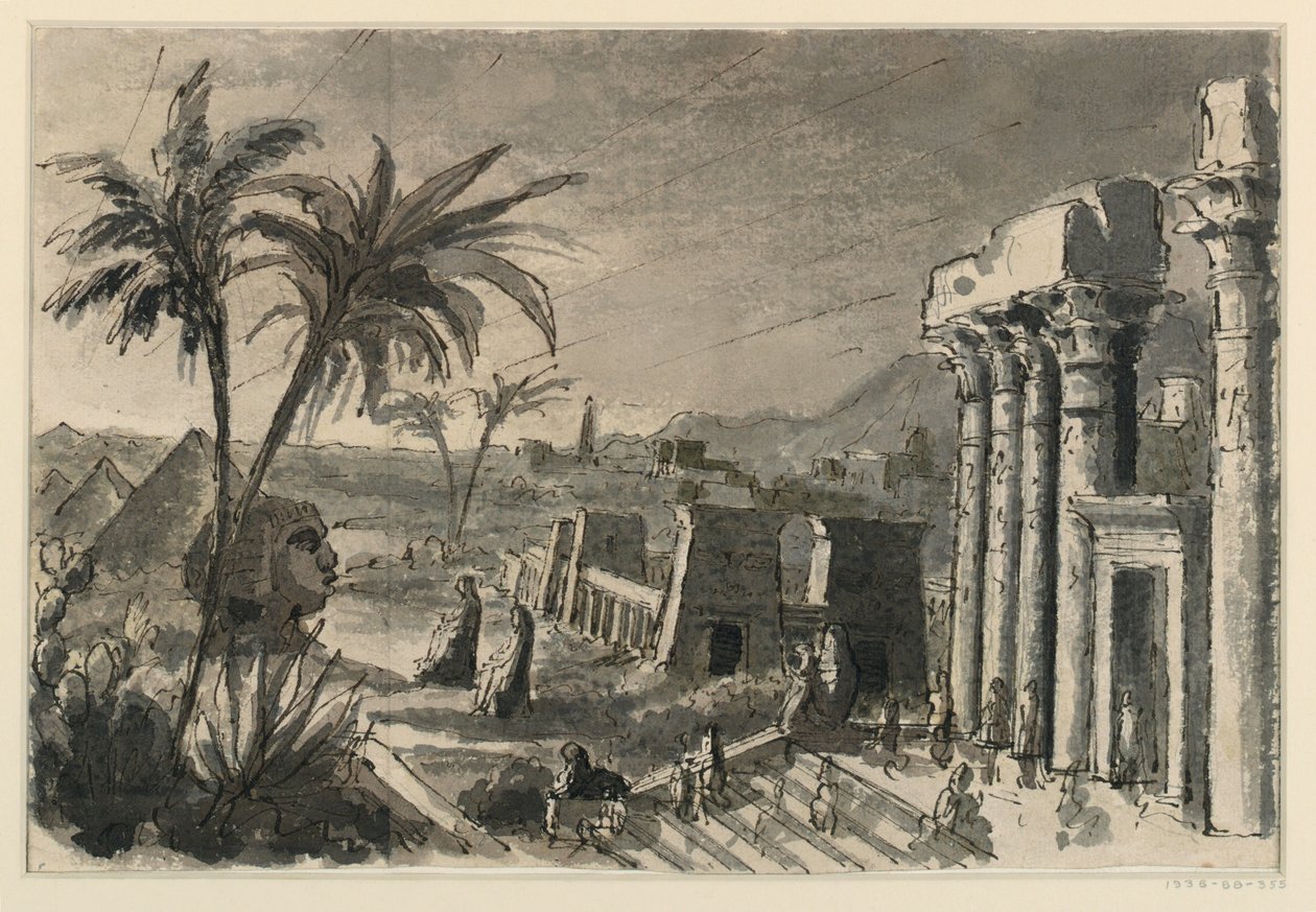 Lavastus, Egyptin kaupunki tekijältä Antonio Giuseppe Basoli