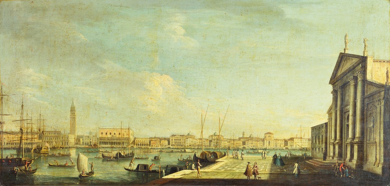 Bacino di San Marco, Venetsia (öljy kankaalle) tekijältä Antonio Joli