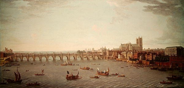Westminster (öljy kankaalle) tekijältä Antonio Joli