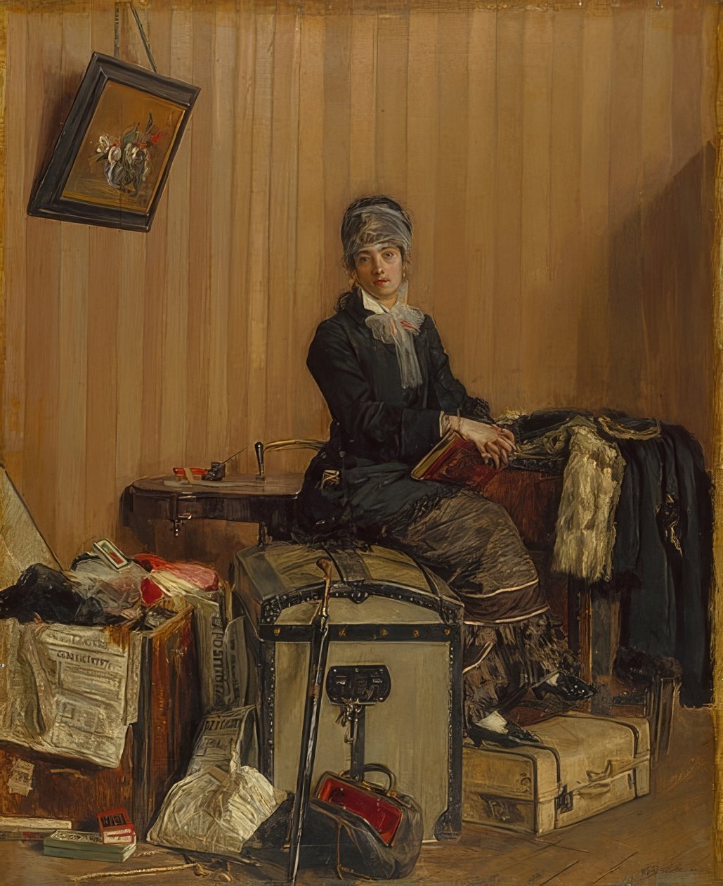Tullitoimipaikassa. 1877 tekijältä Antonio Mancini