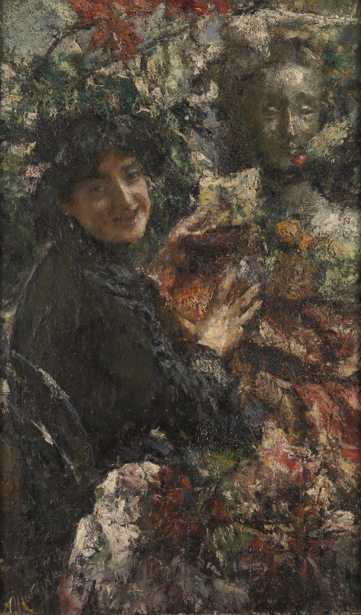 Aurelia, c. 1906 tekijältä Antonio Mancini
