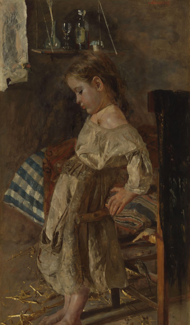 köyhä lapsi tekijältä Antonio Mancini