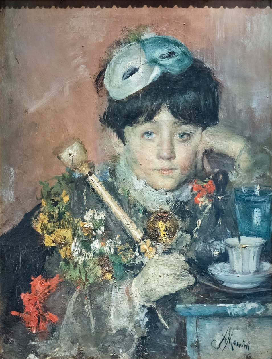 Naamio tekijältä Antonio Mancini