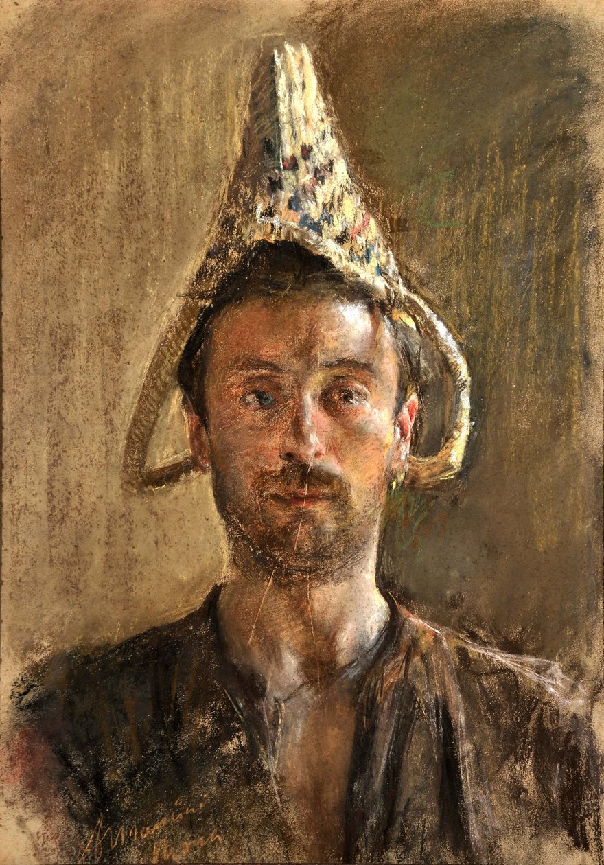 Omakuva, 1880. tekijältä Antonio Mancini