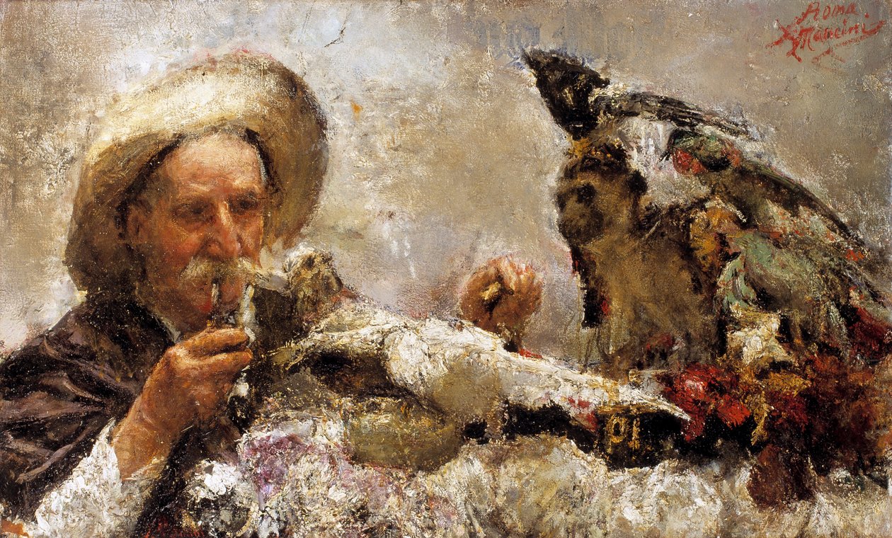 "Ennustaja", 1870-1930 tekijältä Antonio Mancini