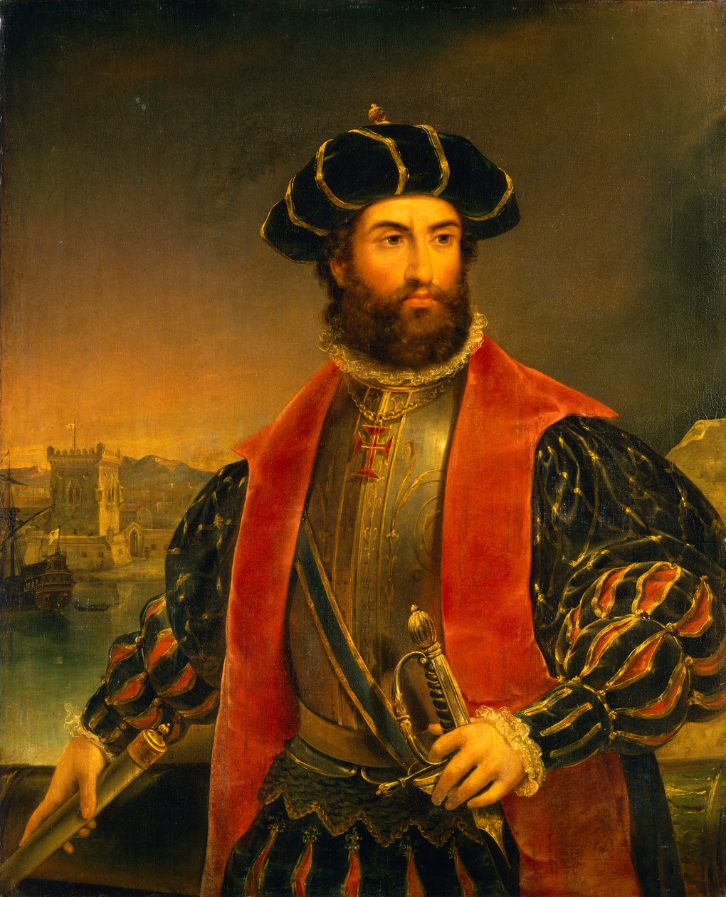 Vasco da Gama (n. 1460-1524) tekijältä Antonio Manuel da Fonseca