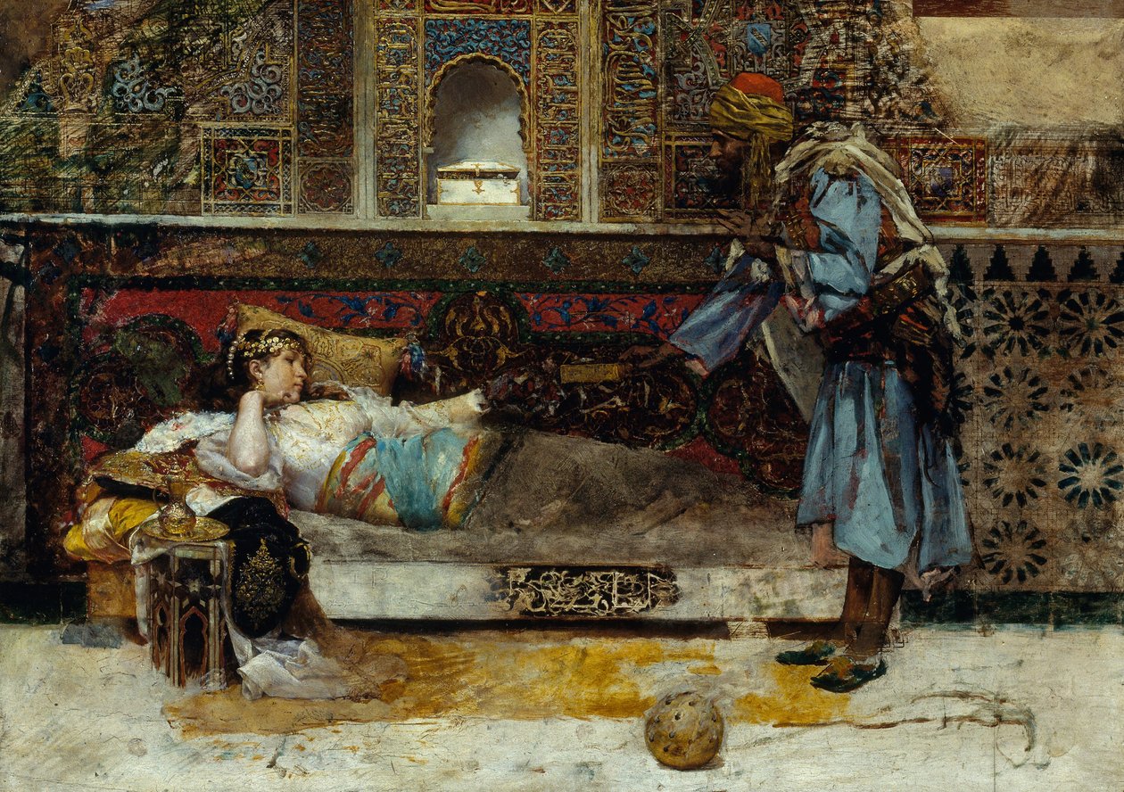 Sulttaanien lahja, 1885-1886 tekijältä Antonio Maria Fabres y Costa