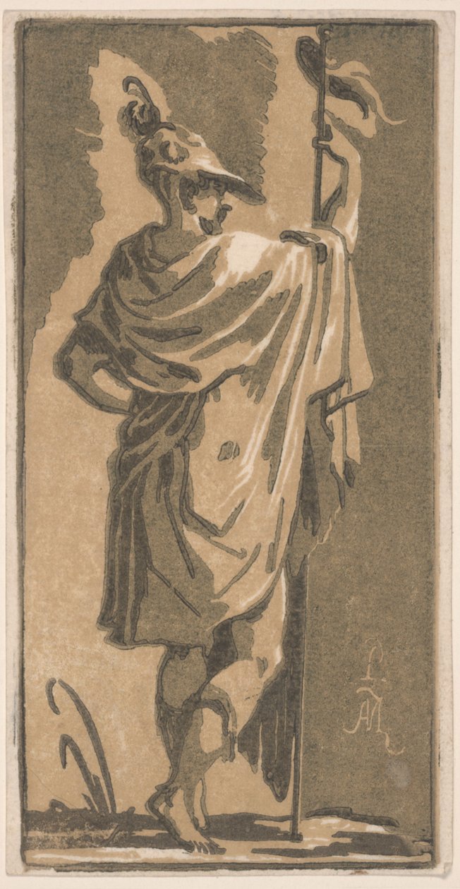 St. James (muste paperille) tekijältä Antonio Maria Zanetti