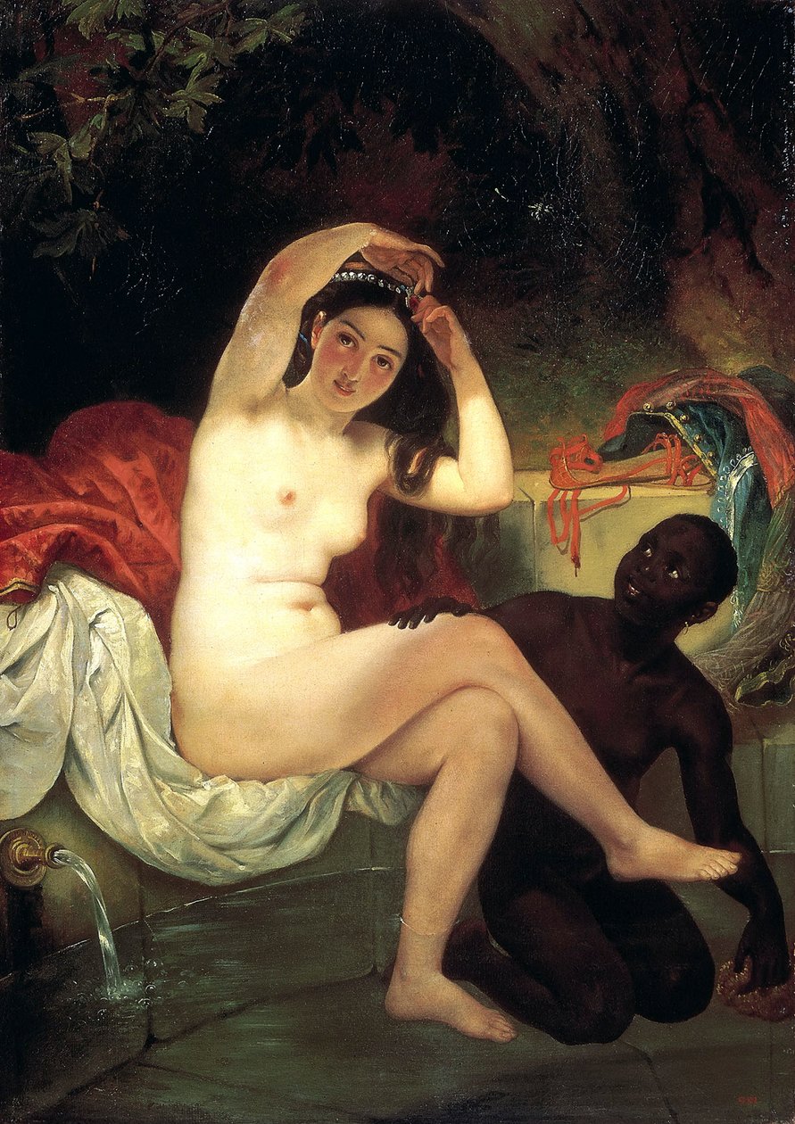 Bathsheban kylpeminen, 1832. tekijältä Antonio Molinari