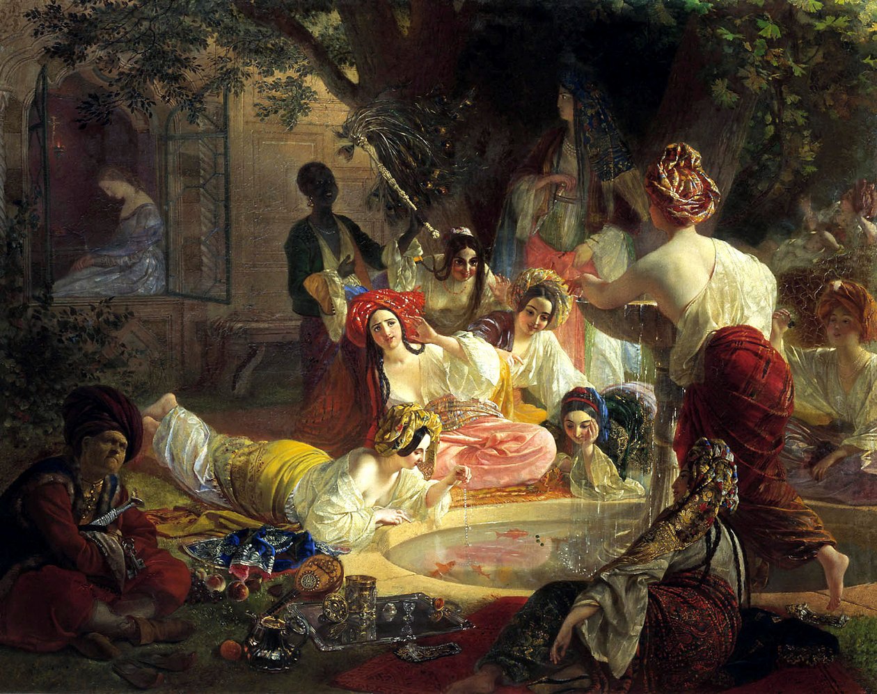Bahçesarayn suihkulähde, 1849. tekijältä Antonio Molinari