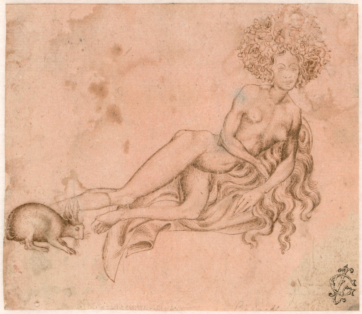 Luxurian allegoria, noin 1426 tekijältä Antonio Pisanello