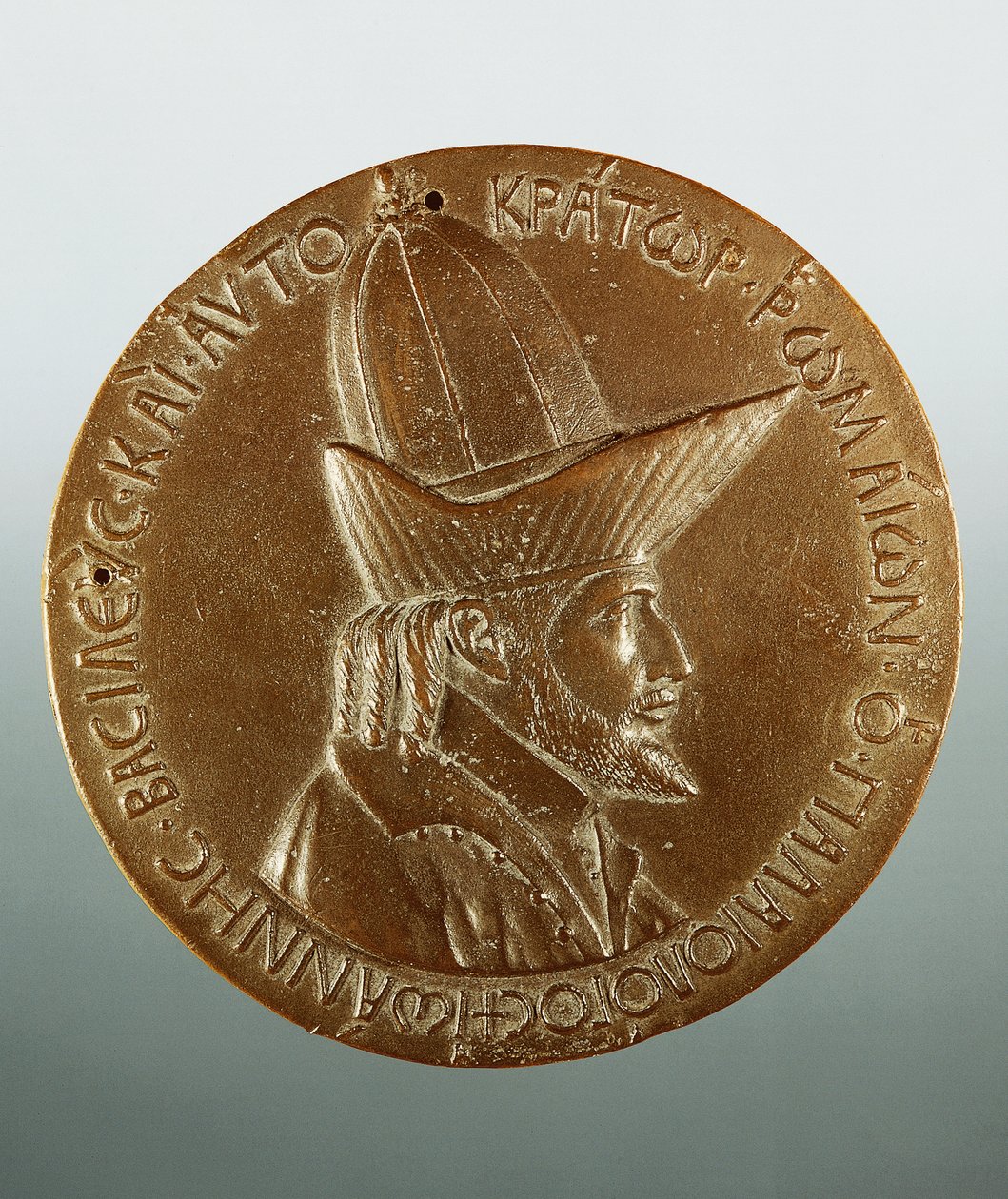 Effigy Johannes VIII:lle Palaiologos tai Palaeologus (Konstantinopoli tekijältä Antonio Pisanello