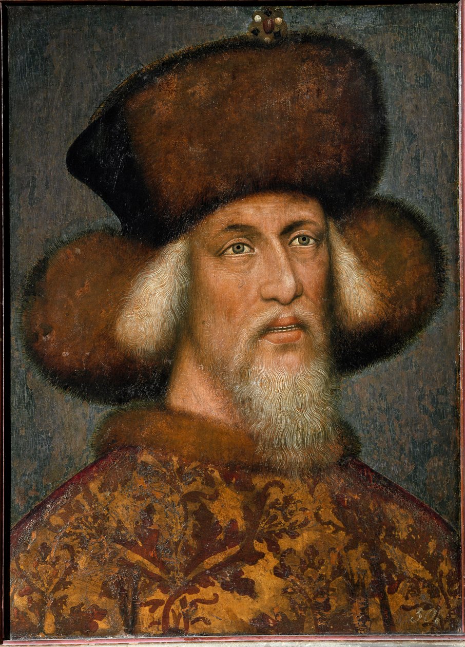 Pyhän valtakunnan Sigismund I:n muotokuva tekijältä Antonio Pisanello