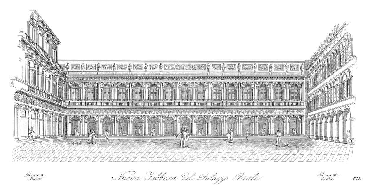 La Piazza di San Marco Veneziassa tekijältä Antonio Quadri