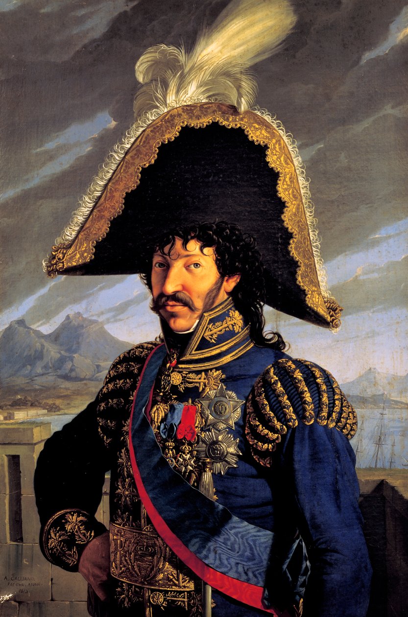 Joachim Muratin muotokuva tekijältä Antonio Raffaele Callander