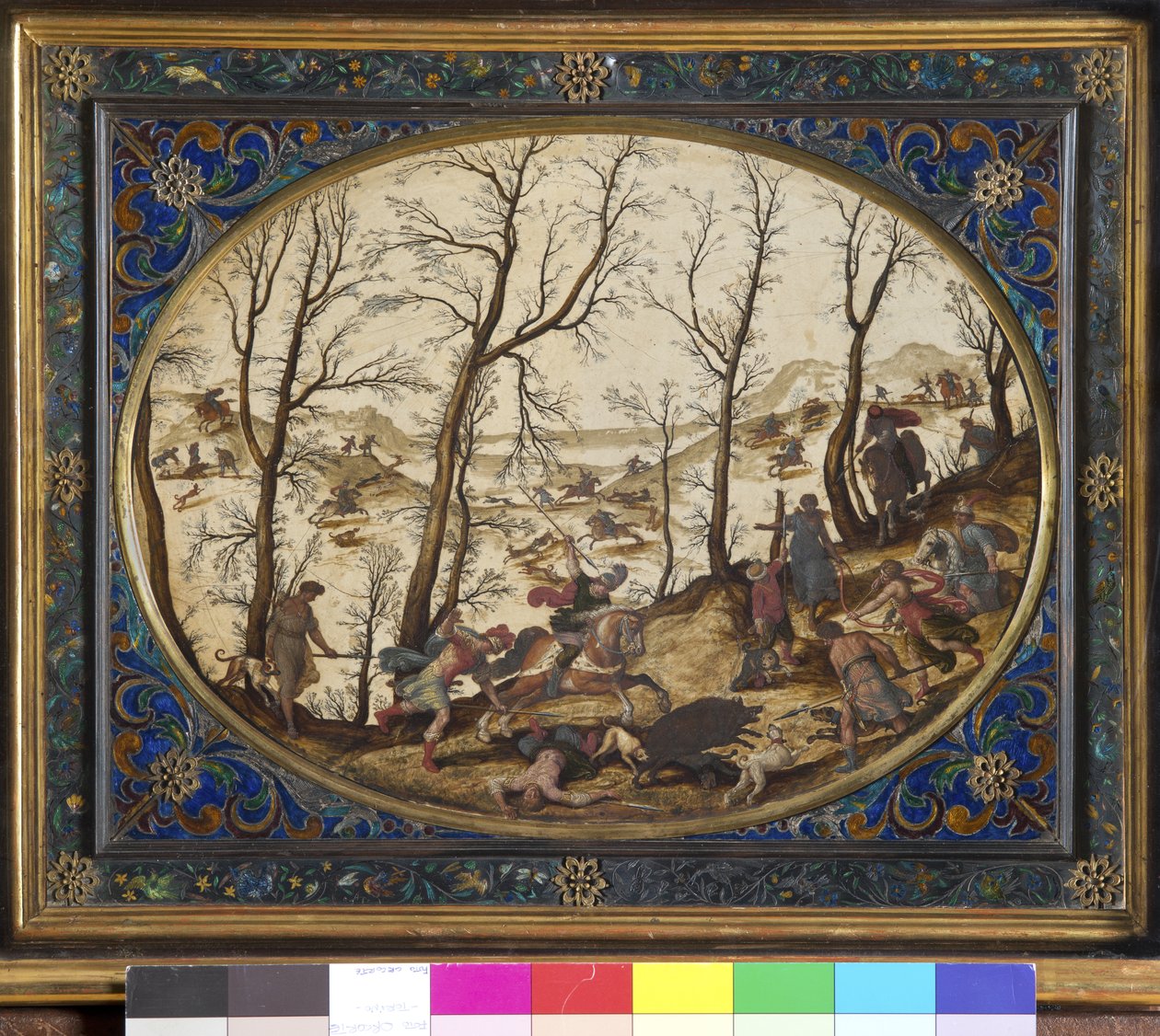 Adonisin kuolema, noin 1620 (öljy kivellä) tekijältä Antonio Tempesta
